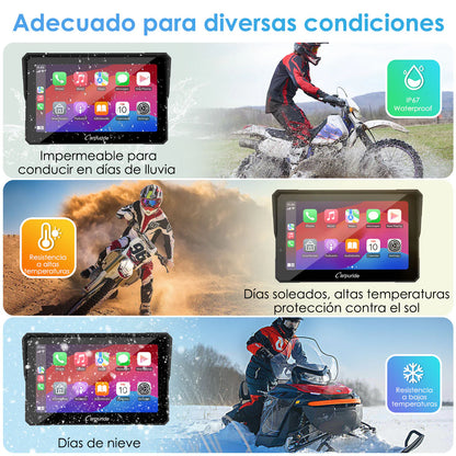 PANTALLA DE MOTO CARPLAY